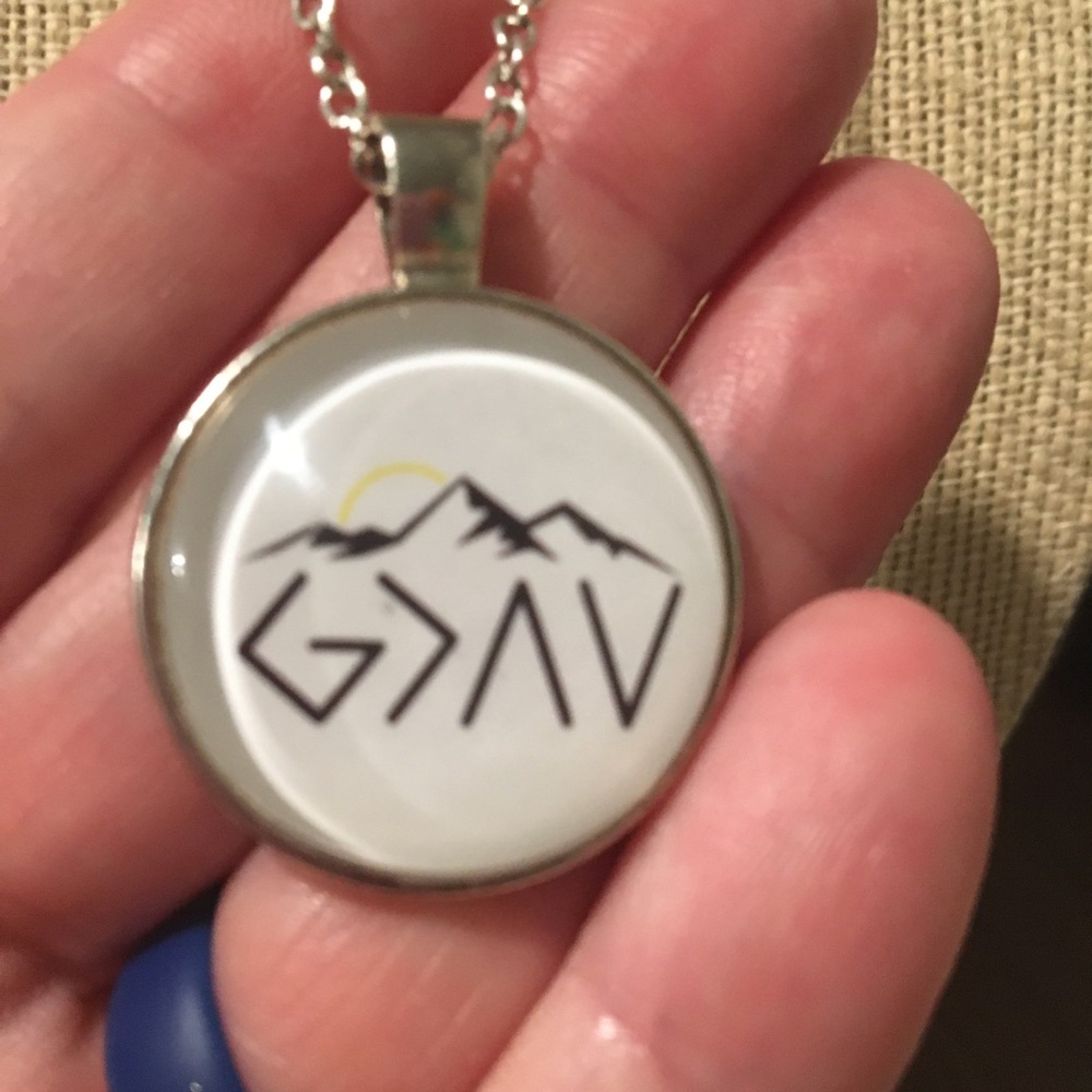God is Greater than my Highs and Lows Necklace